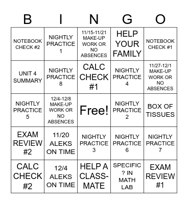 CELTS TAKE RESPONSIBILITY BINGO Card