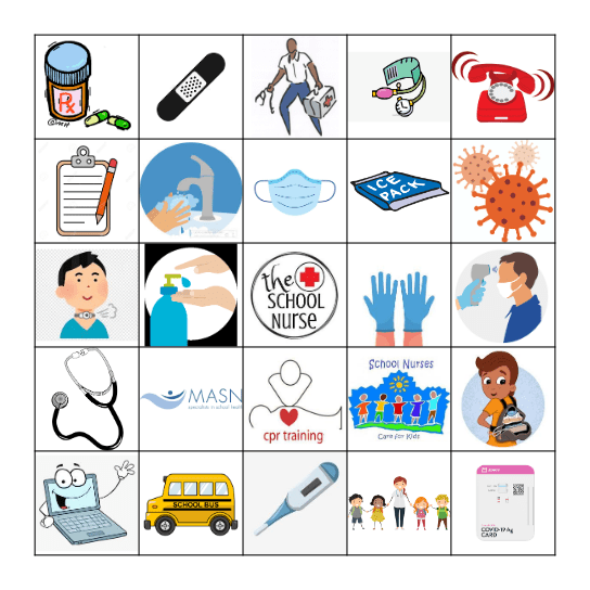 School Nurse Bingo! Bingo Card