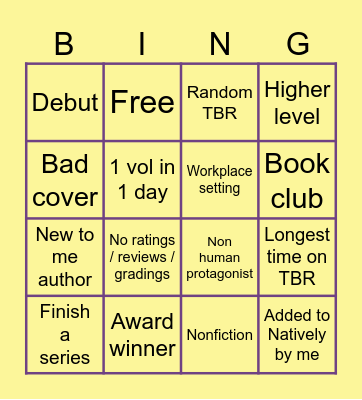 2024 Natively Bingo Card