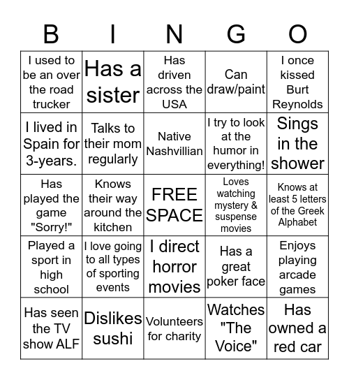 LOVE BINGO Card