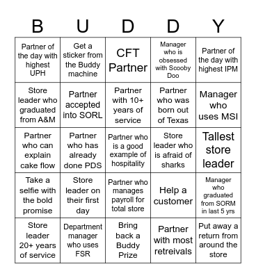 H-E-Bingo Card