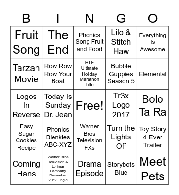 2009-2025 Bingo Card
