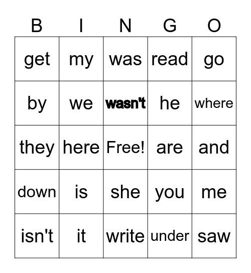 Unit 4 and Beg. SIPPS 1-30 Bingo Card