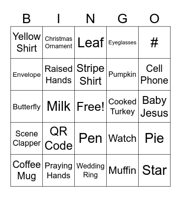 Magazine Hunt Bingo Card