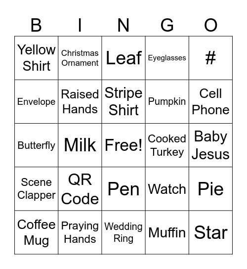 Magazine Hunt Bingo Card