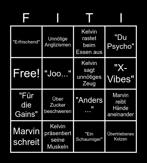 PrankBros Bingo Card