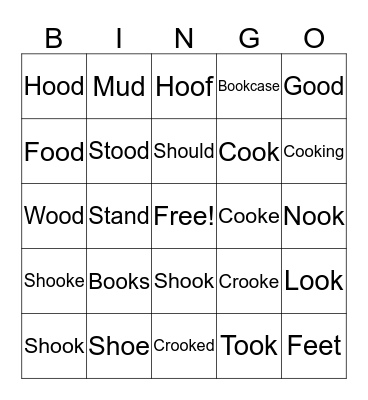 The Double O's Bingo Card