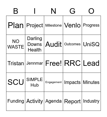 SIMPLE Hub Bingo Card
