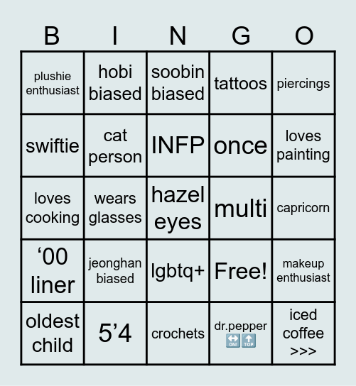 Megan Bingo 🌱 Bingo Card
