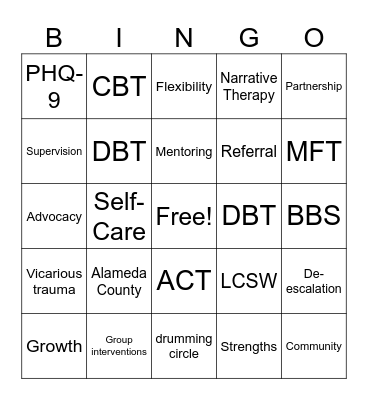 IBH EOY 2023 Bingo Card