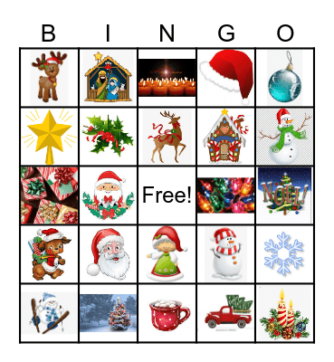 Christmas Bingo CCSE 2023 Bingo Card