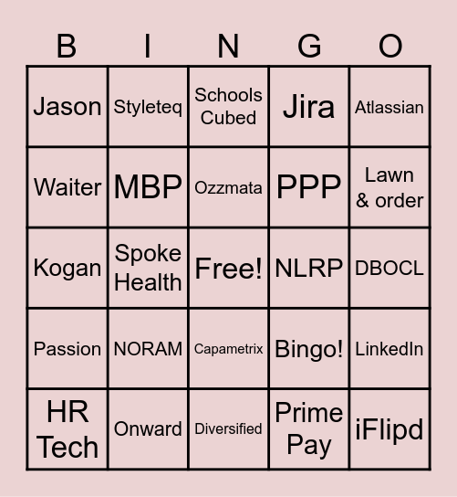 Happy Birthday Rey, Darwin, Jadel, Julien, and Vincent! 🎉 Bingo Card
