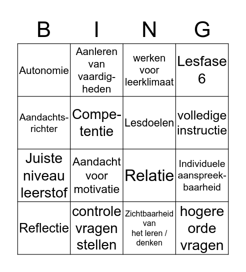 BO2- Bingo Card