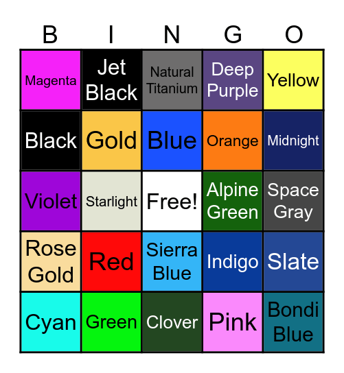 Prepress Summit! Bingo Card