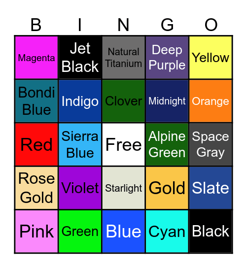 Prepress Summit! Bingo Card