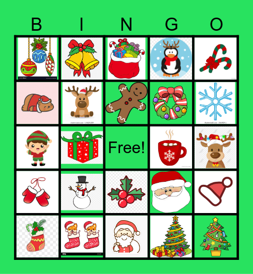 CHRISTMAS Bingo Card