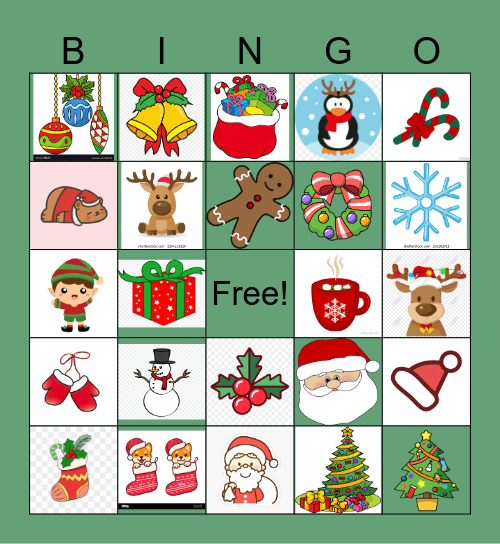 CHRISTMAS BINGO Card