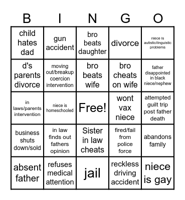 Avishay Bingo Card