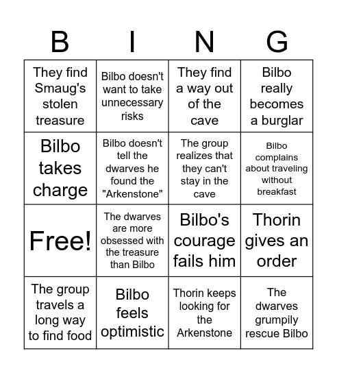 Ch. 13 Bingo Card