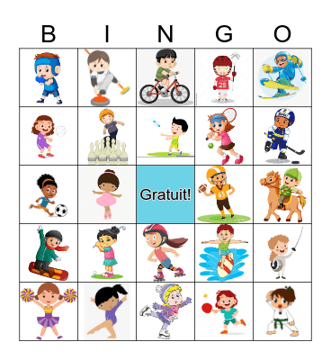 Sports- On Y Va- Janvier2024 Bingo Card