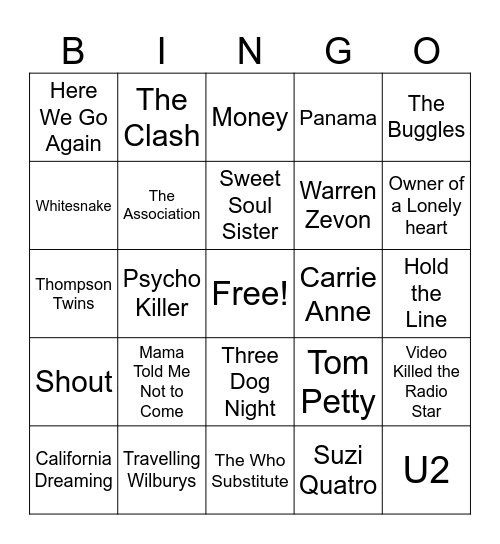 111623 GM1 Rock Bingo Card