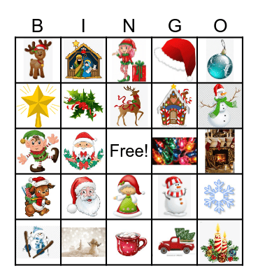 Christmas Bingo CCSE Bingo Card