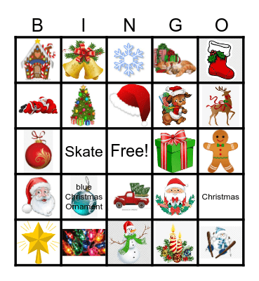 Christmas Bingo Card