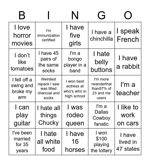 WALGREENS Bingo Card