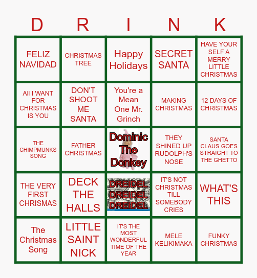 Century Holiday Party 2023 Bingo Card