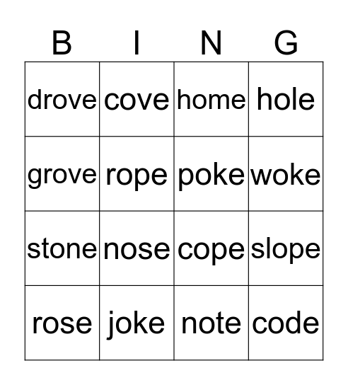 Rose's Birthday Bingo Card