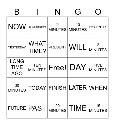 UNIT 3.1.3 Bingo Card