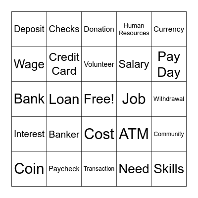 Bankers and Bingo Card
