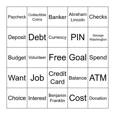 Bankers and Bingo Card