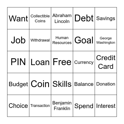 Bankers and Bingo Card