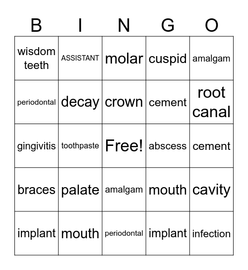 Friends-Giving BINGO Card