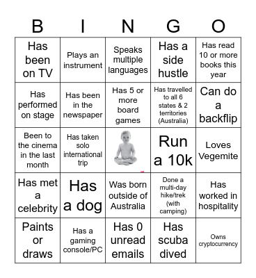 Postdoctoral retreat Bingo Card