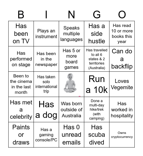 Postdoctoral retreat Bingo Card