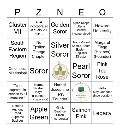 PZ & NEO JOINT MEETING Bingo Card