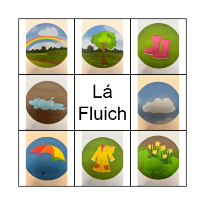 Lá Fluich Abair Liom Senior Infants Bingo Card