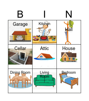 House Bingo Card