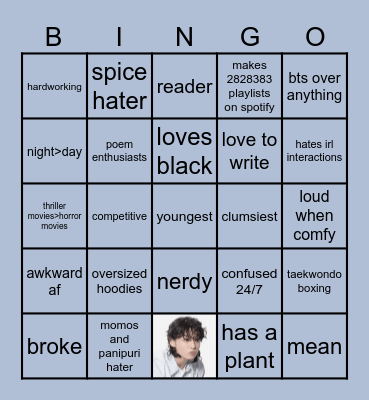 moon's Bingo Card