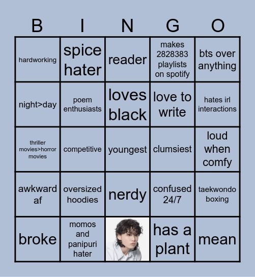 moon's Bingo Card