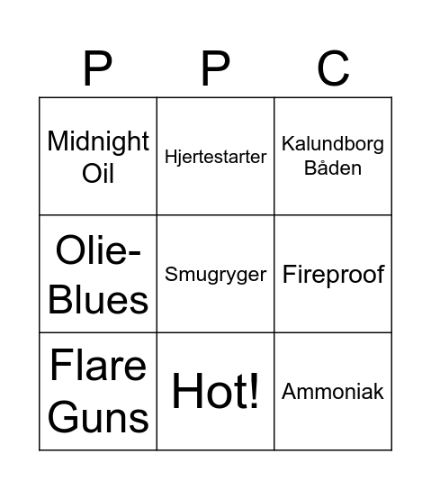 MUSIKBINGO Card