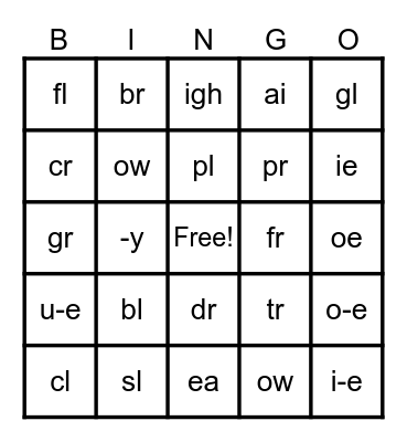 OG BINGO Card