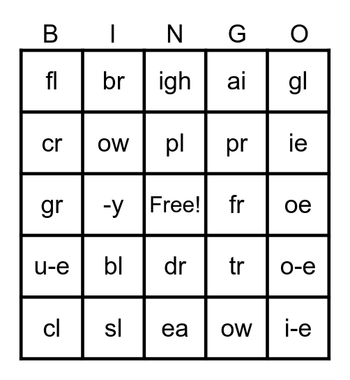 OG BINGO Card