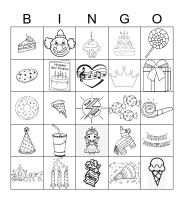 BIRTHDAY BINGO Card