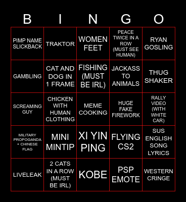 IF WE SEE TRUMP, INSTANT BINGO Card