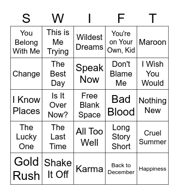 Tenstreet OE 2024 Bingo! Bingo Card