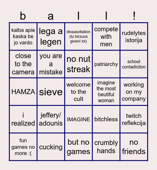 azkes bingo Card