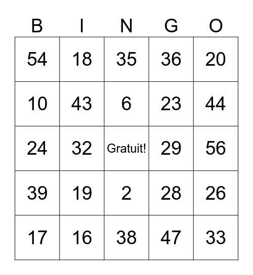 Ayden Padgett Bingo Card